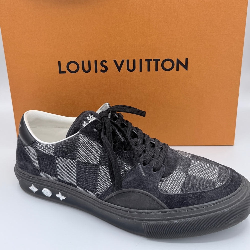 Louis Vuitton Ollie Low-Top Sneakers – Black Damier